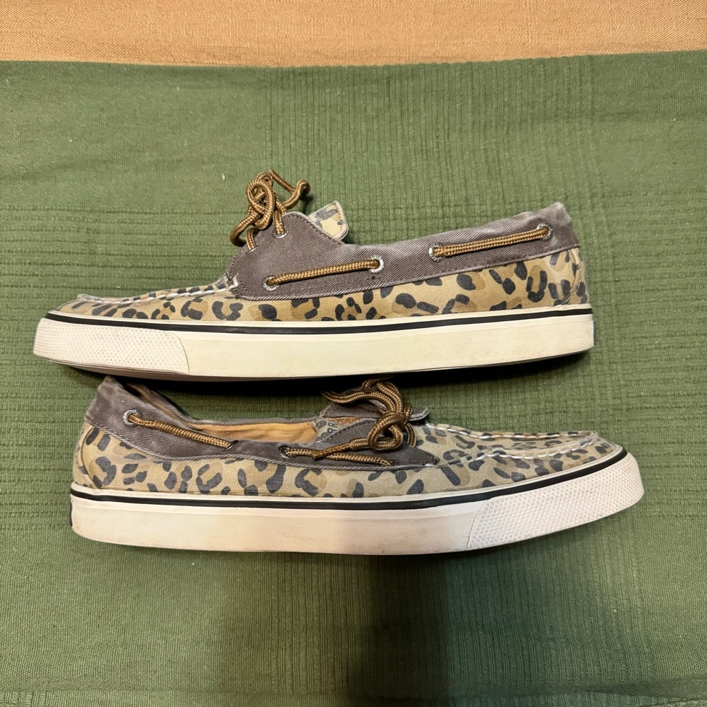 Sperry Top Siders Leopard Boat Shoes